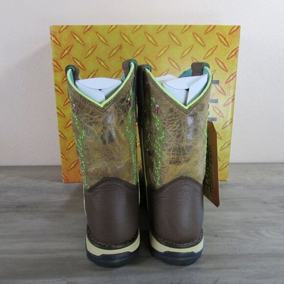 Corral Boots Women's Water Resist Tan Top Cactus Dual Density Sole Sq Toe W5005 - Picture 3 of 4